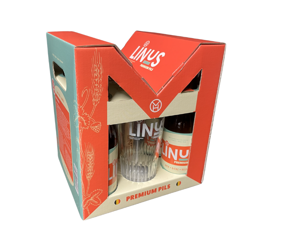 M-Box cadeauset Biercadeauset M-Box met flessen, een glas en flesopener