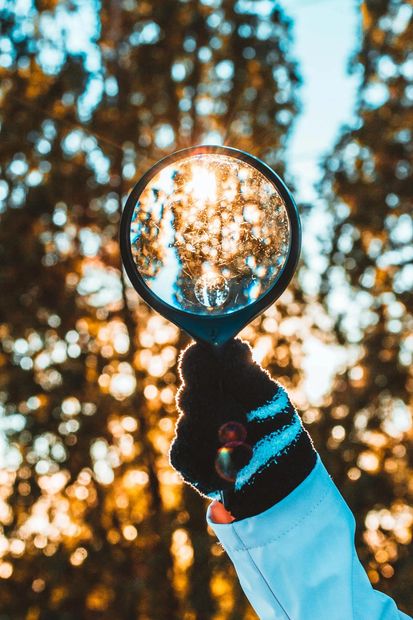 magnifying