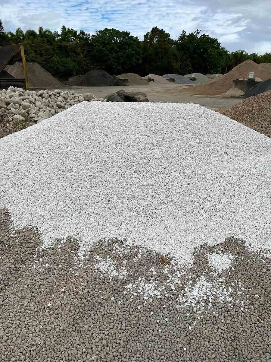 A Pile Of Gravel Is Sitting On Top Of A Pile Of Rocks — Zappala Raw Materials Pty Ltd In Cairns, QLD
