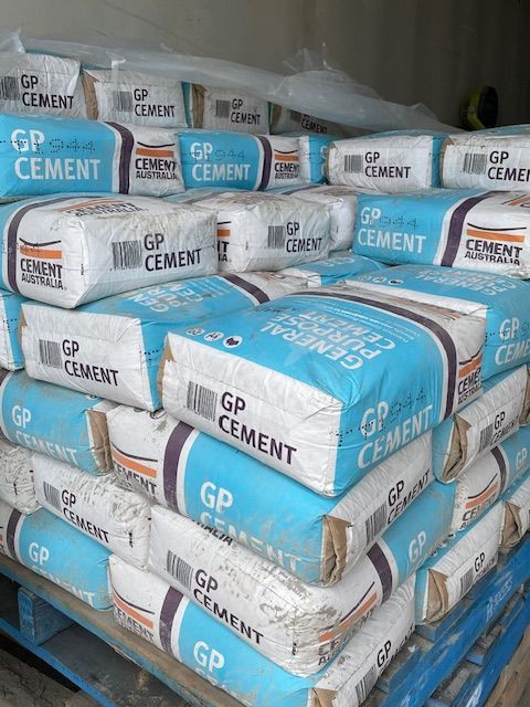 A Pile Of Bricks Wrapped In Plastic — Zappala Raw Materials Pty Ltd In Edmonton, QLD