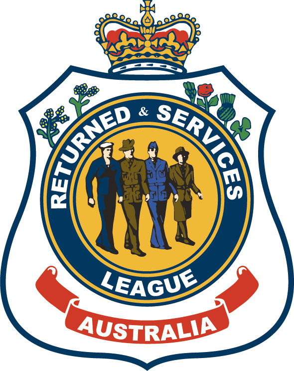 the logo for the returned and services league australia