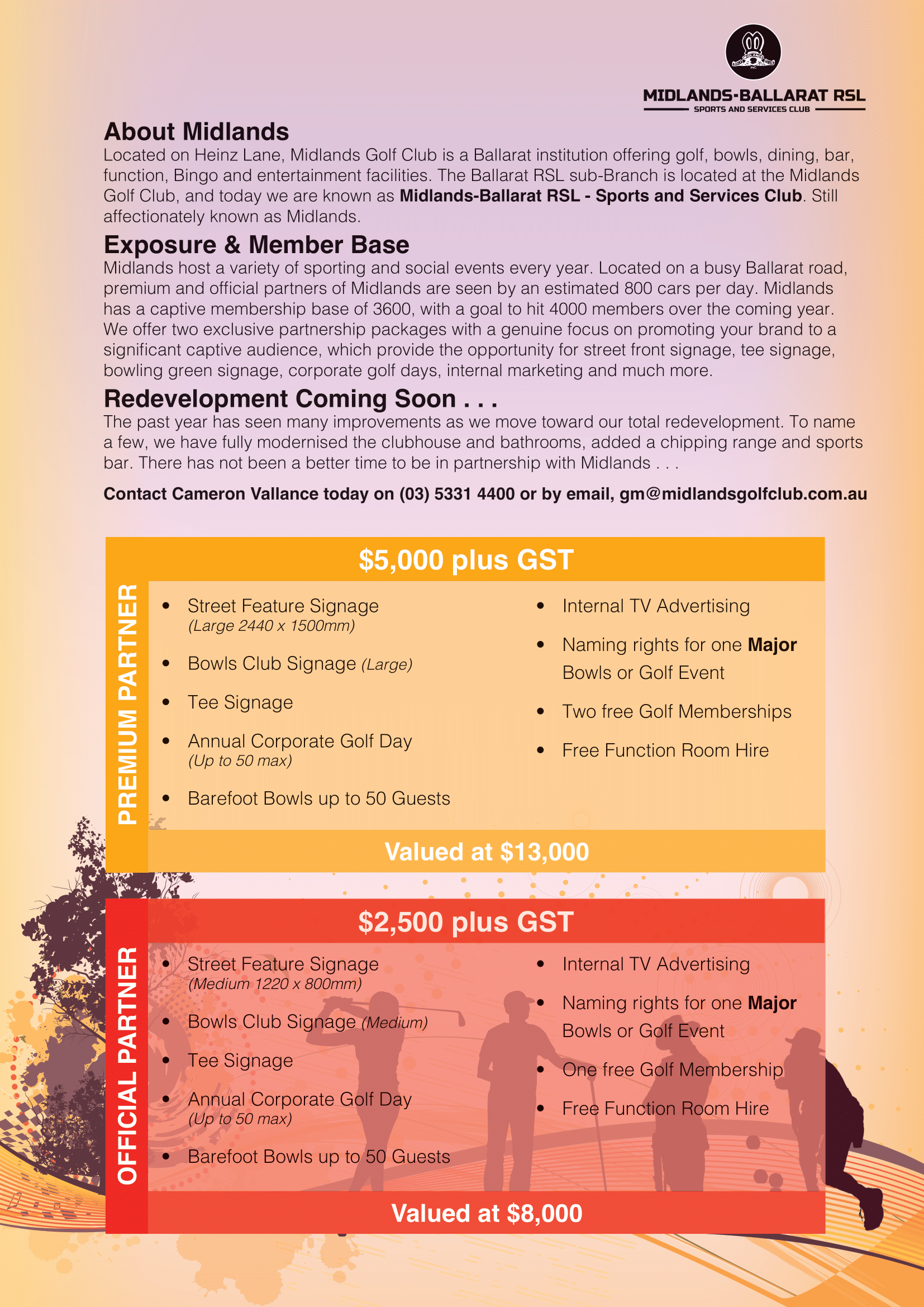 An advertisement for ice cream with a picture of two people standing next to each other