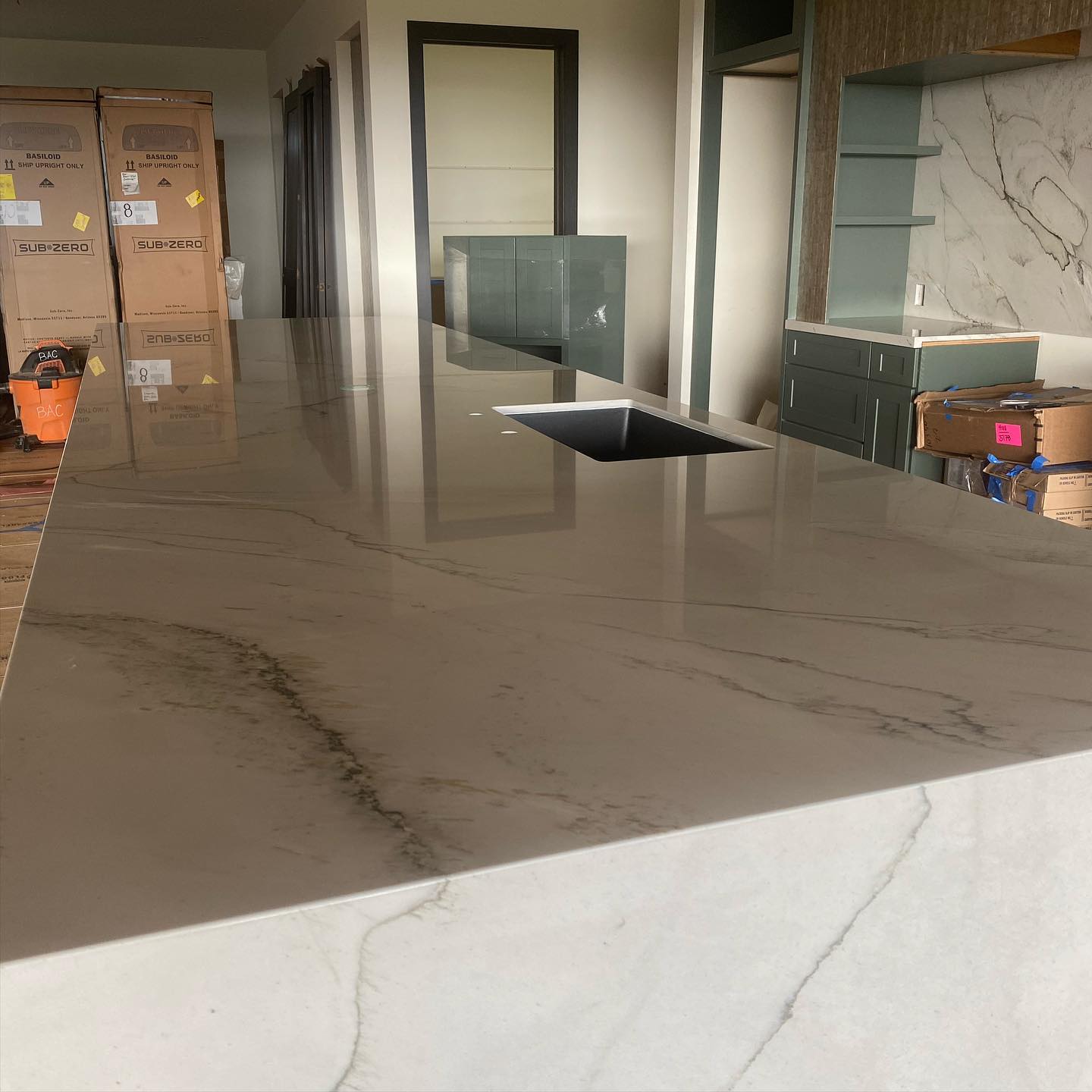 modern kitchen countertop