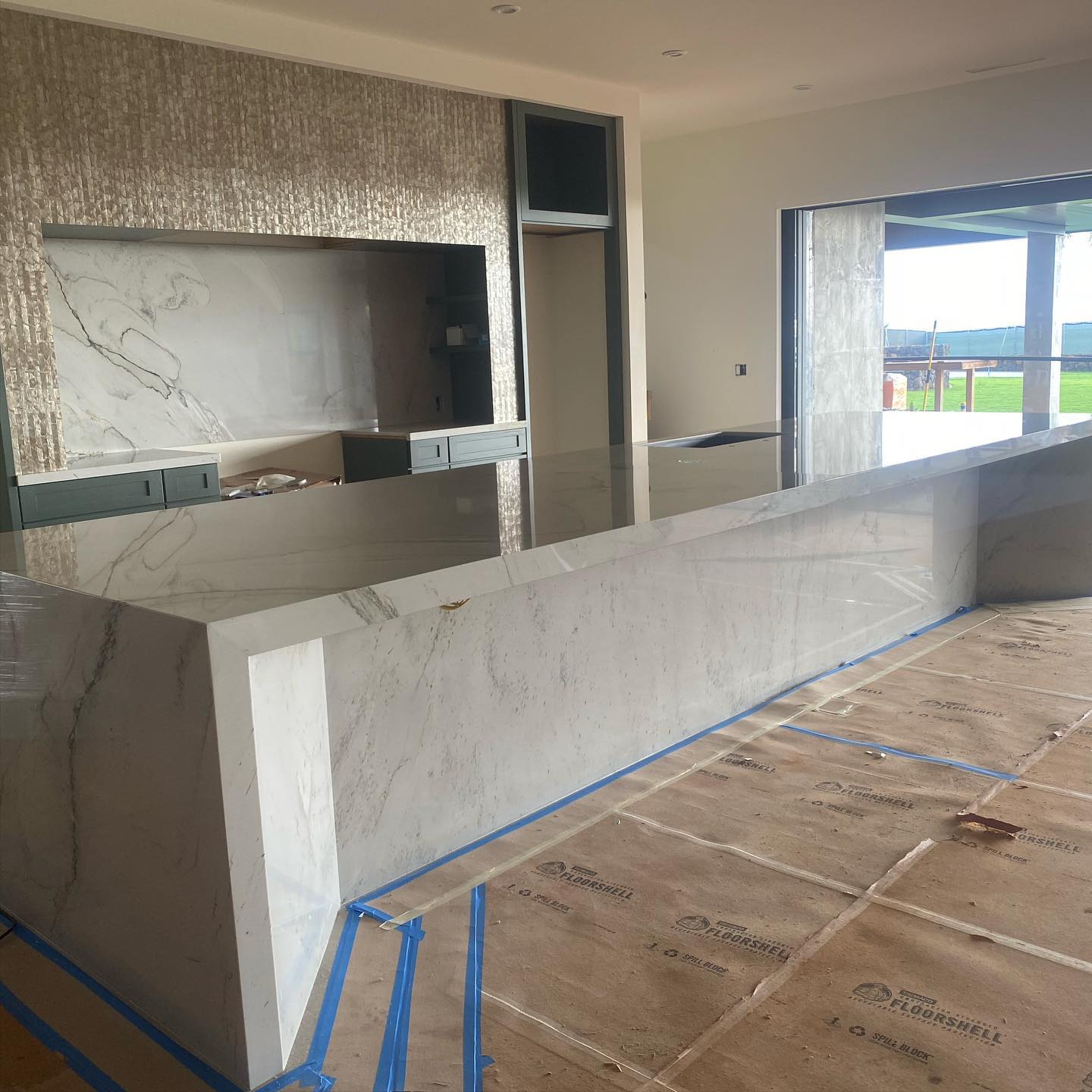 modern kitchen countertop