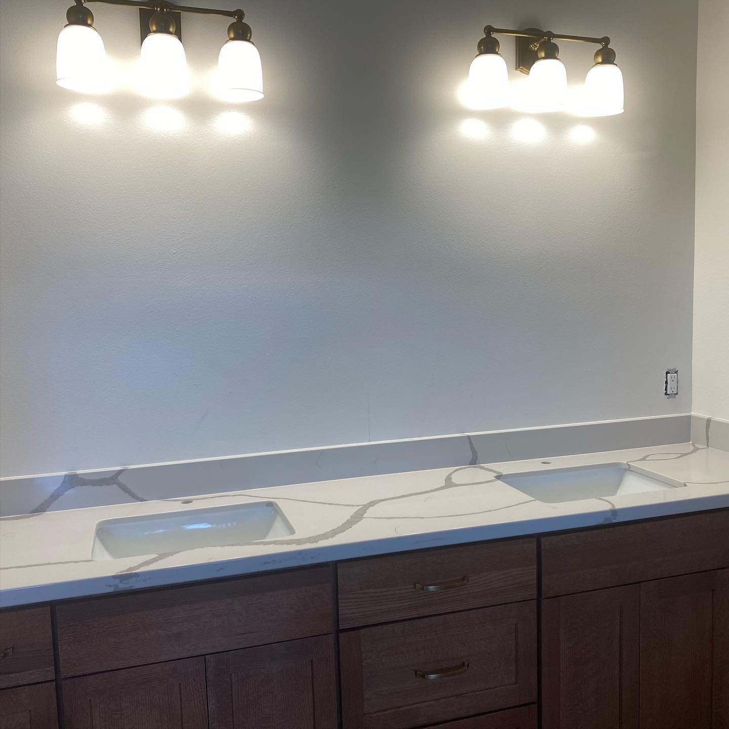 modern bathroom countertop