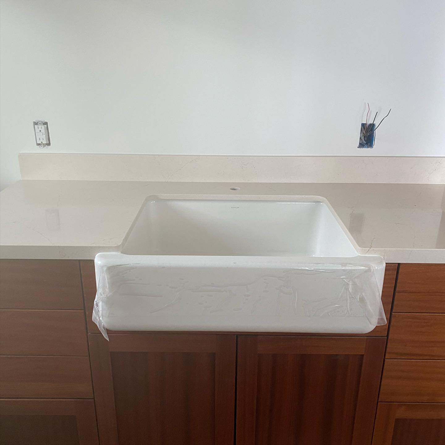modern bathroom countertop