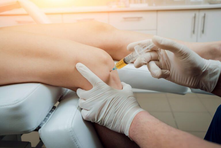 PRP injection procedure