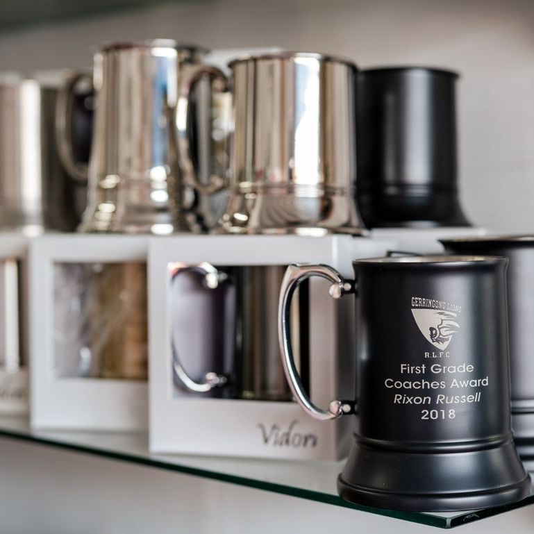 Engraved Tankards