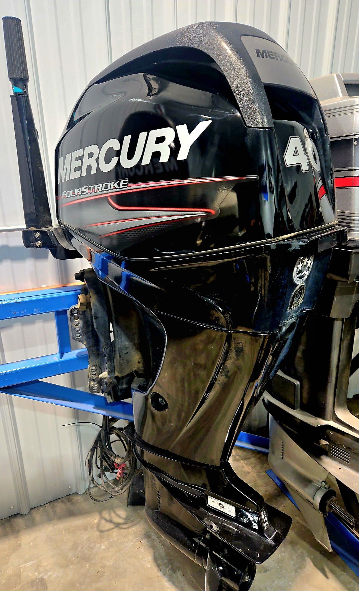 2017 40hp Mercury Tiller