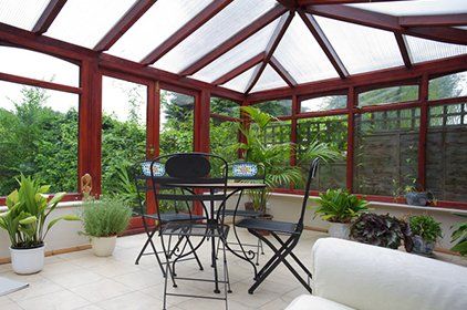 conservatory seating area
