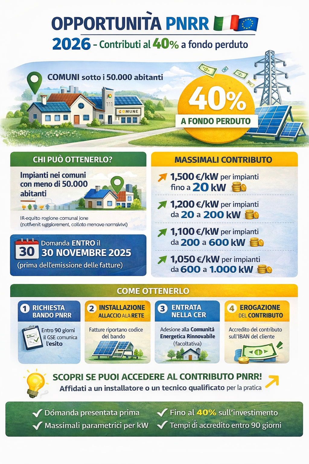 contributi europei e pnrr