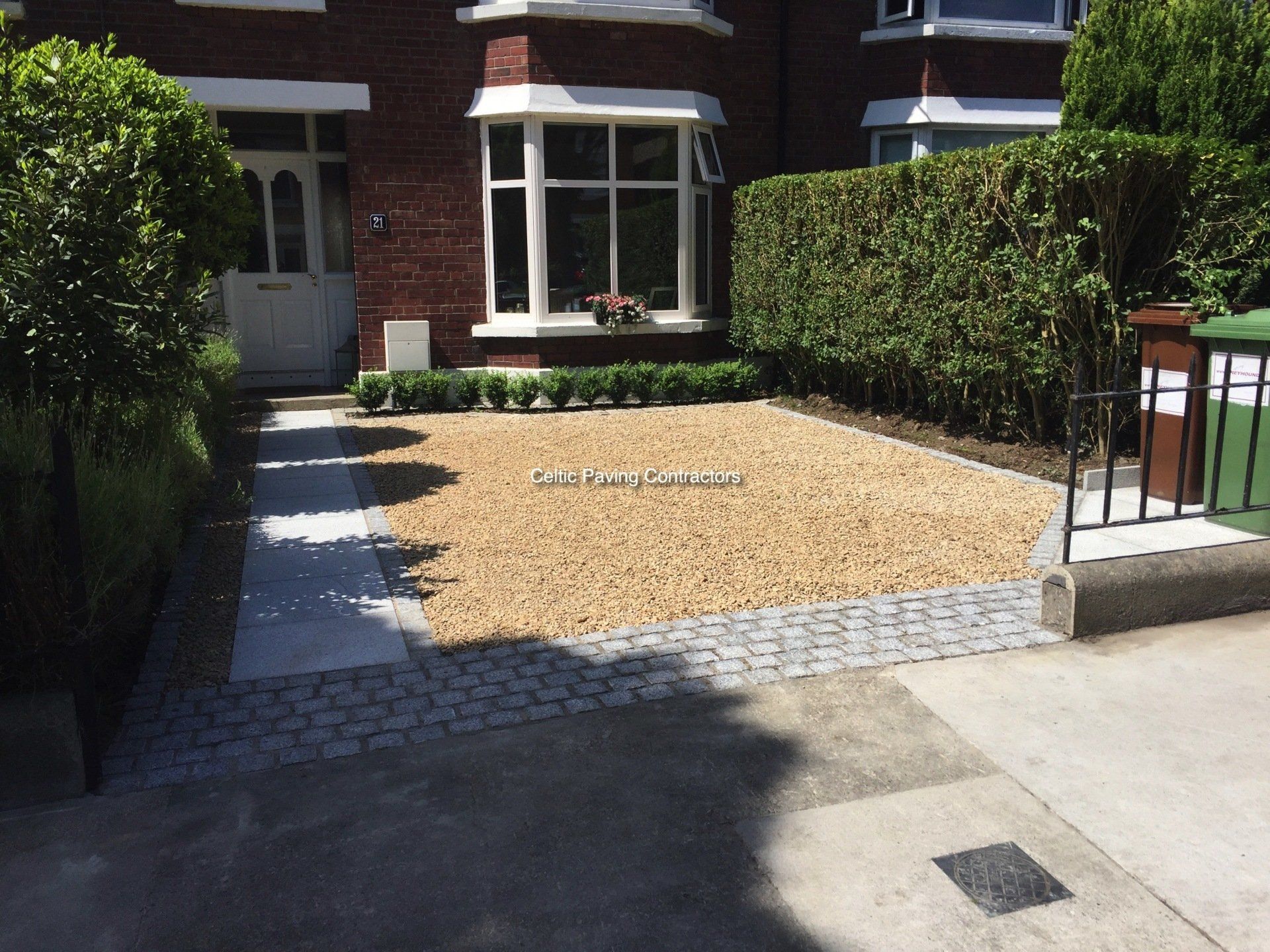 Gravel driveway