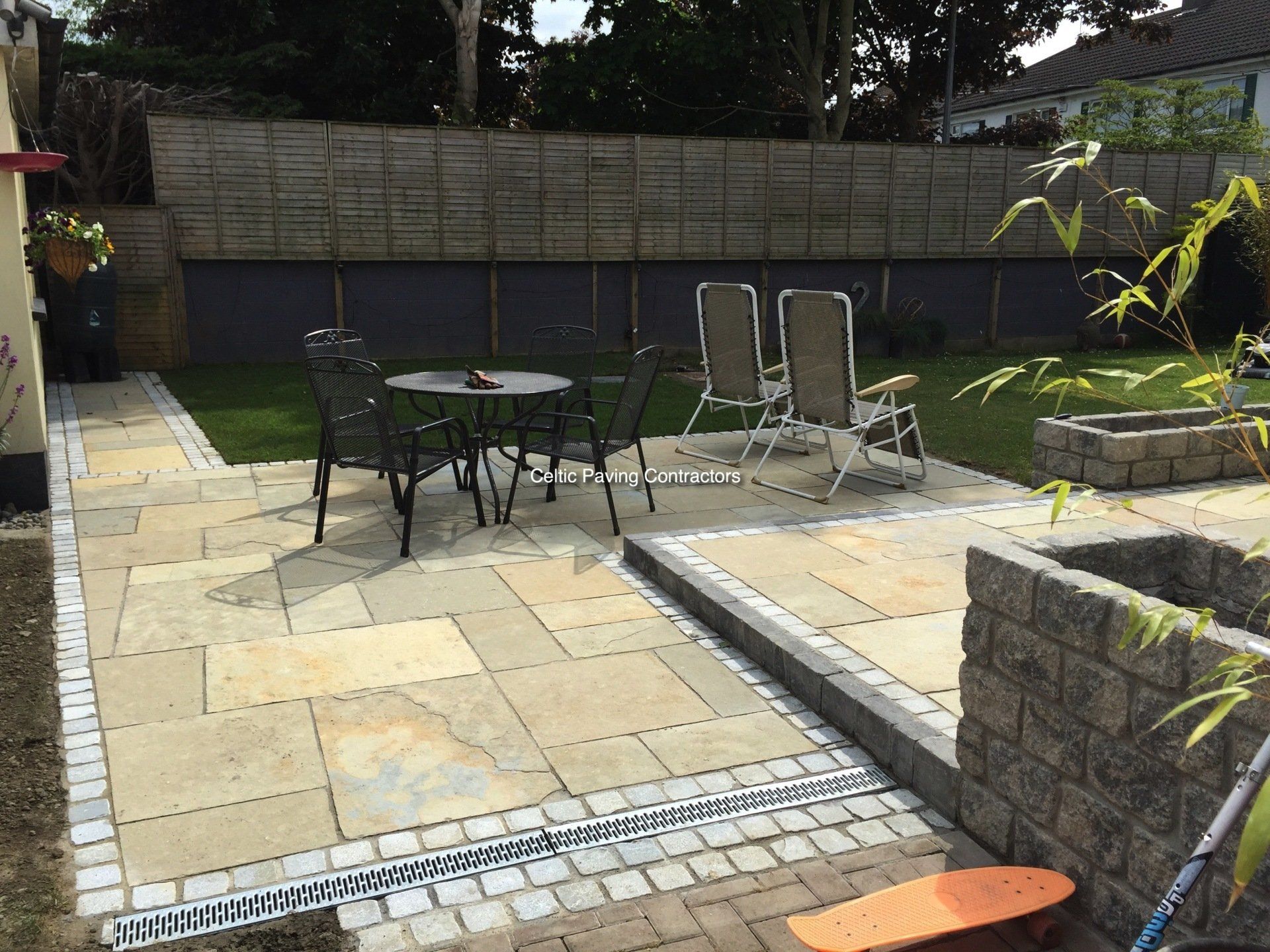 Patio in Natural stone