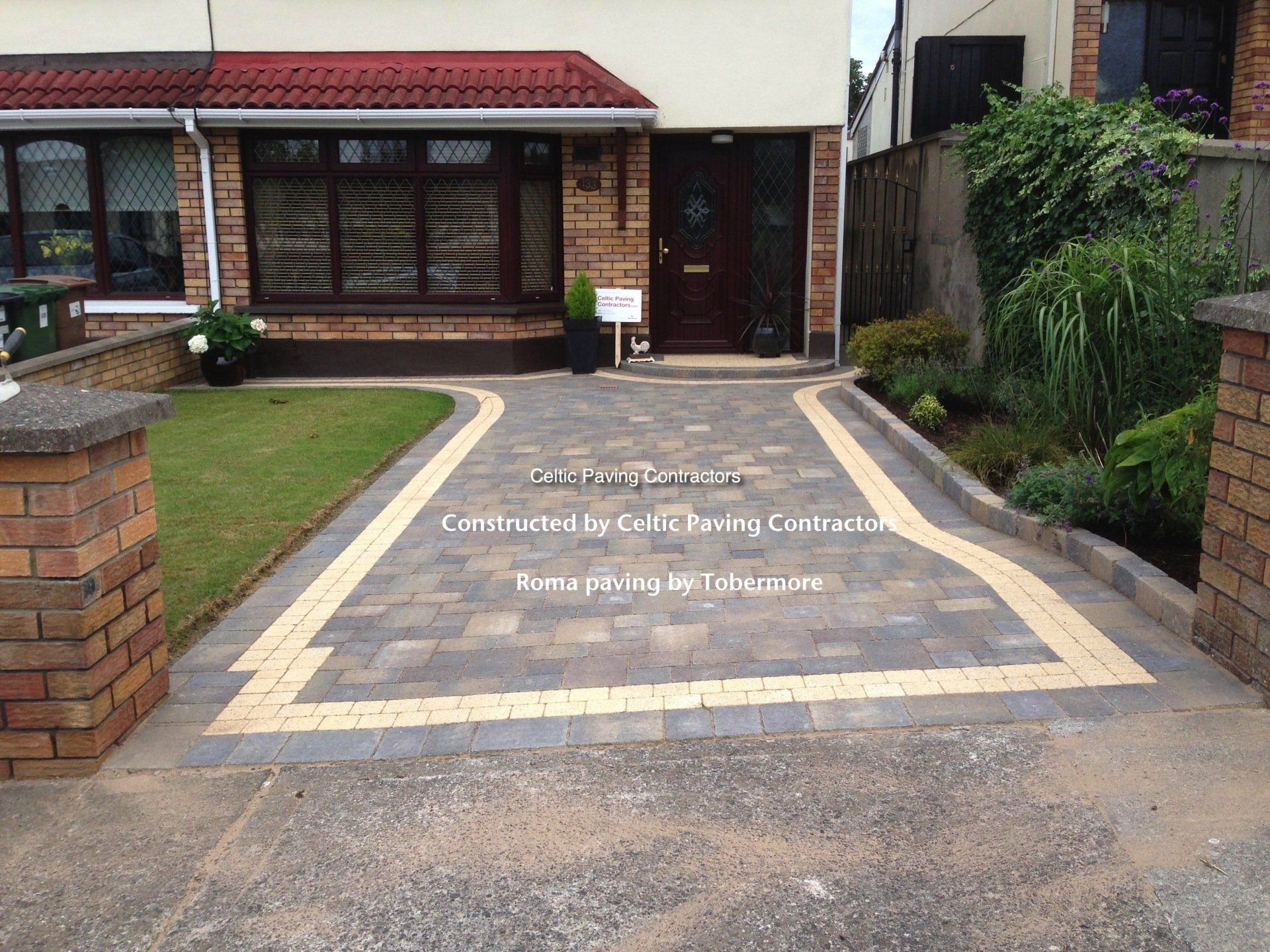 Driveway in Roma paving