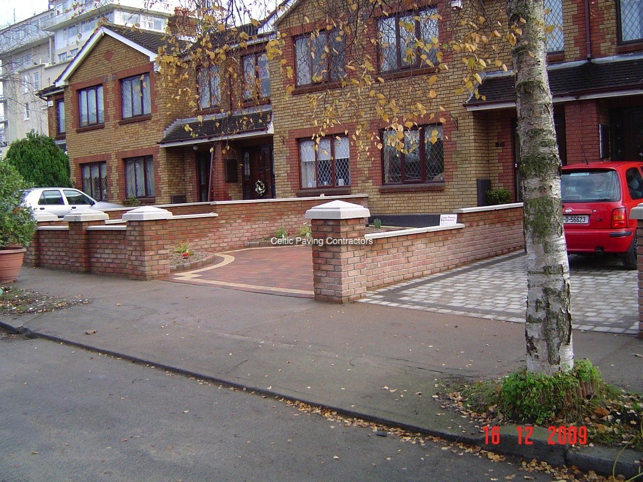 Block paved driveways