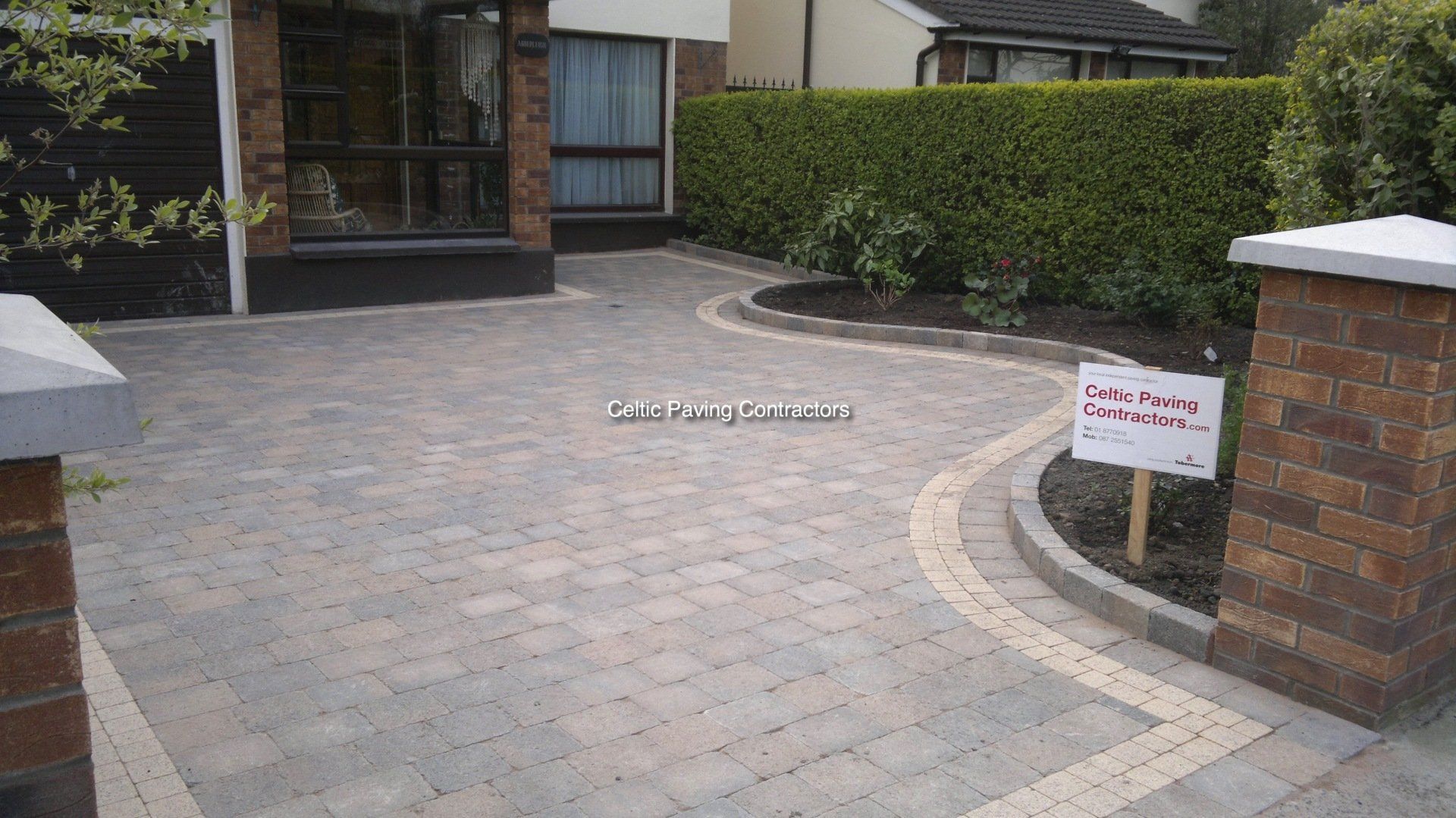 Tegula block paving