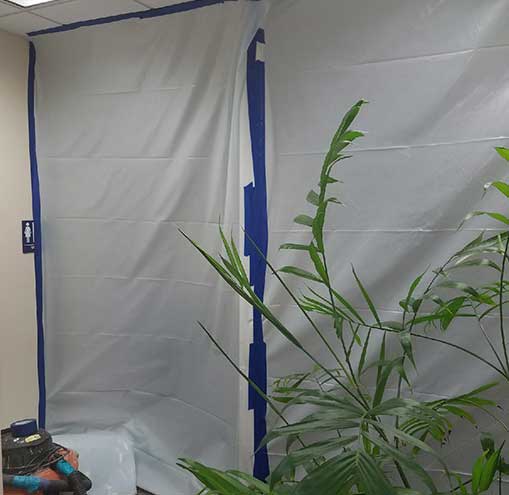 Room with Cloth Separator — Cypress, CA — Golden State Environmental