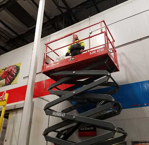 A Lift in a Warehouse — Cypress, CA — Golden State Environmental