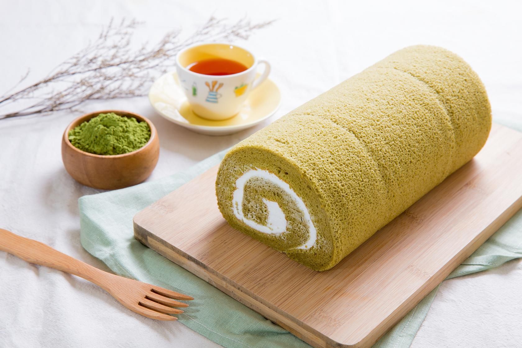 抹茶棉被生乳捲