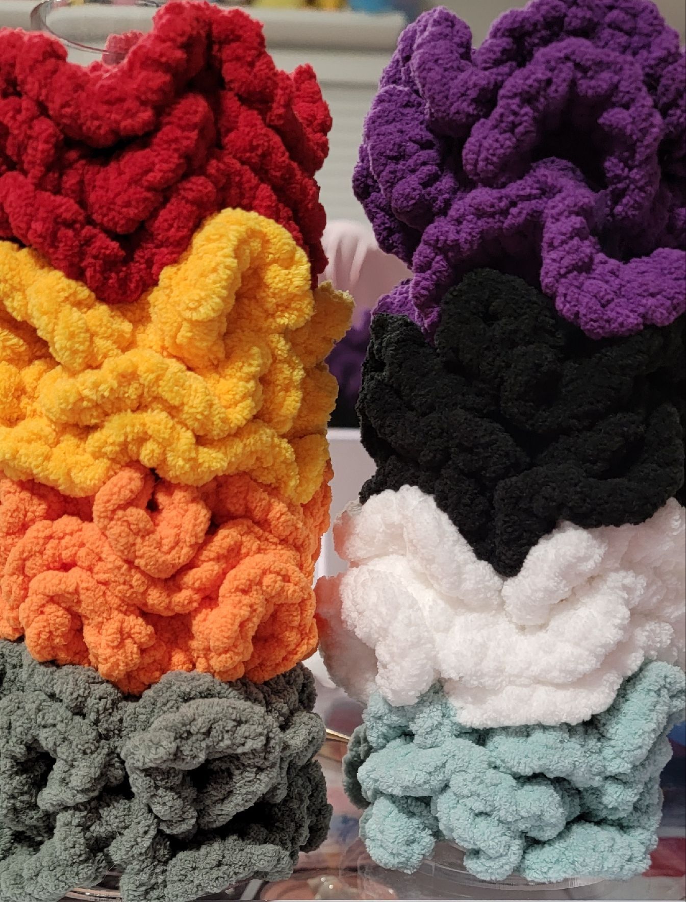 Handmade Crocheted Scrunchies