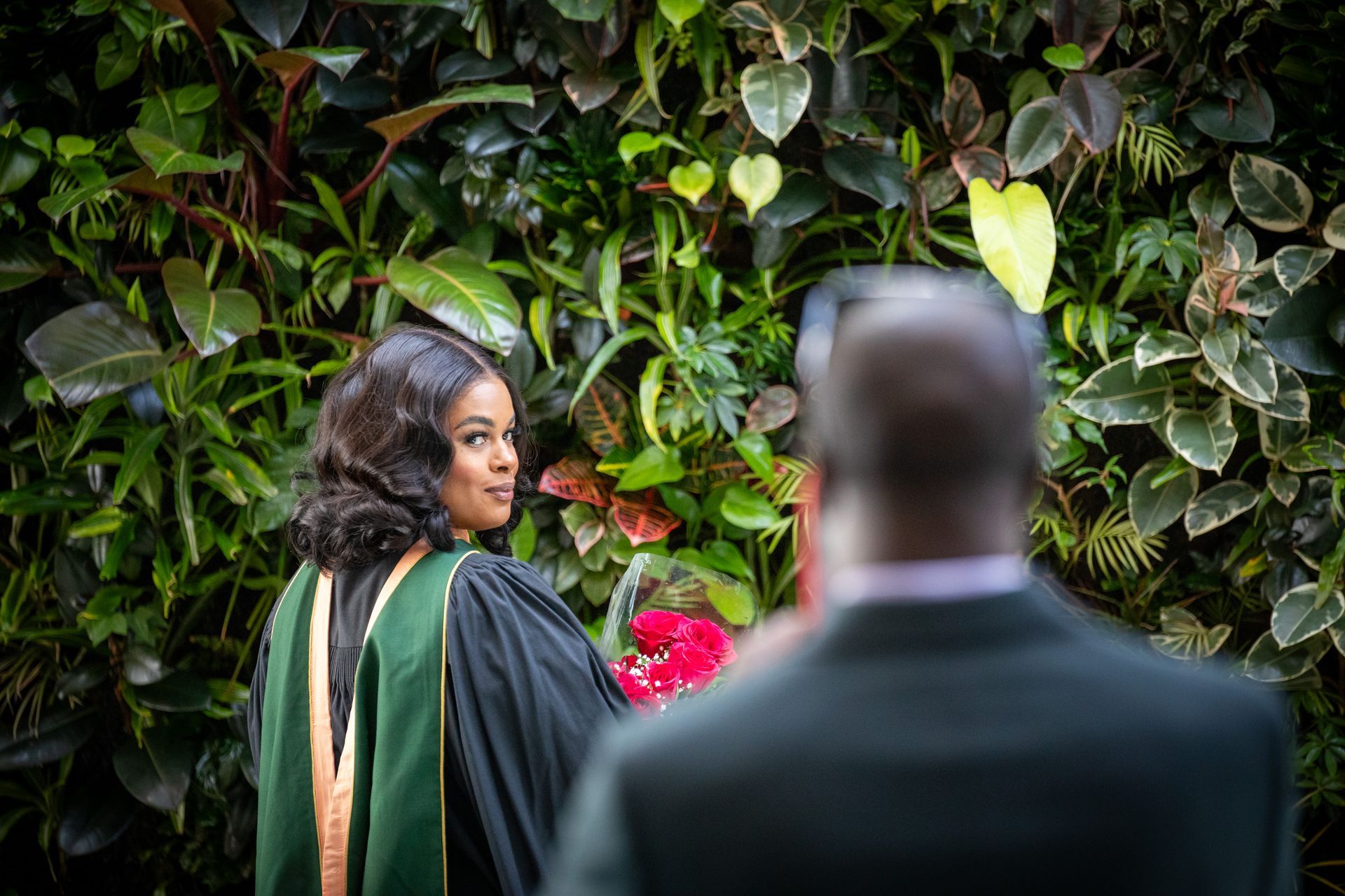 Nipissing University graduate posing for a picture