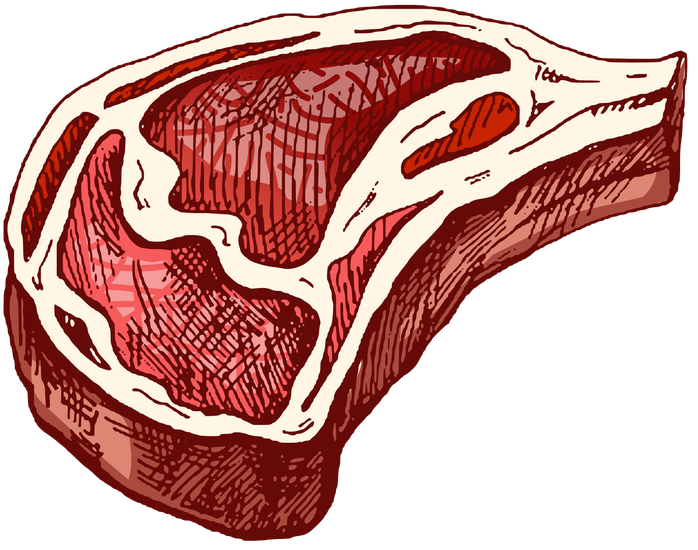 disegno di una bistecca