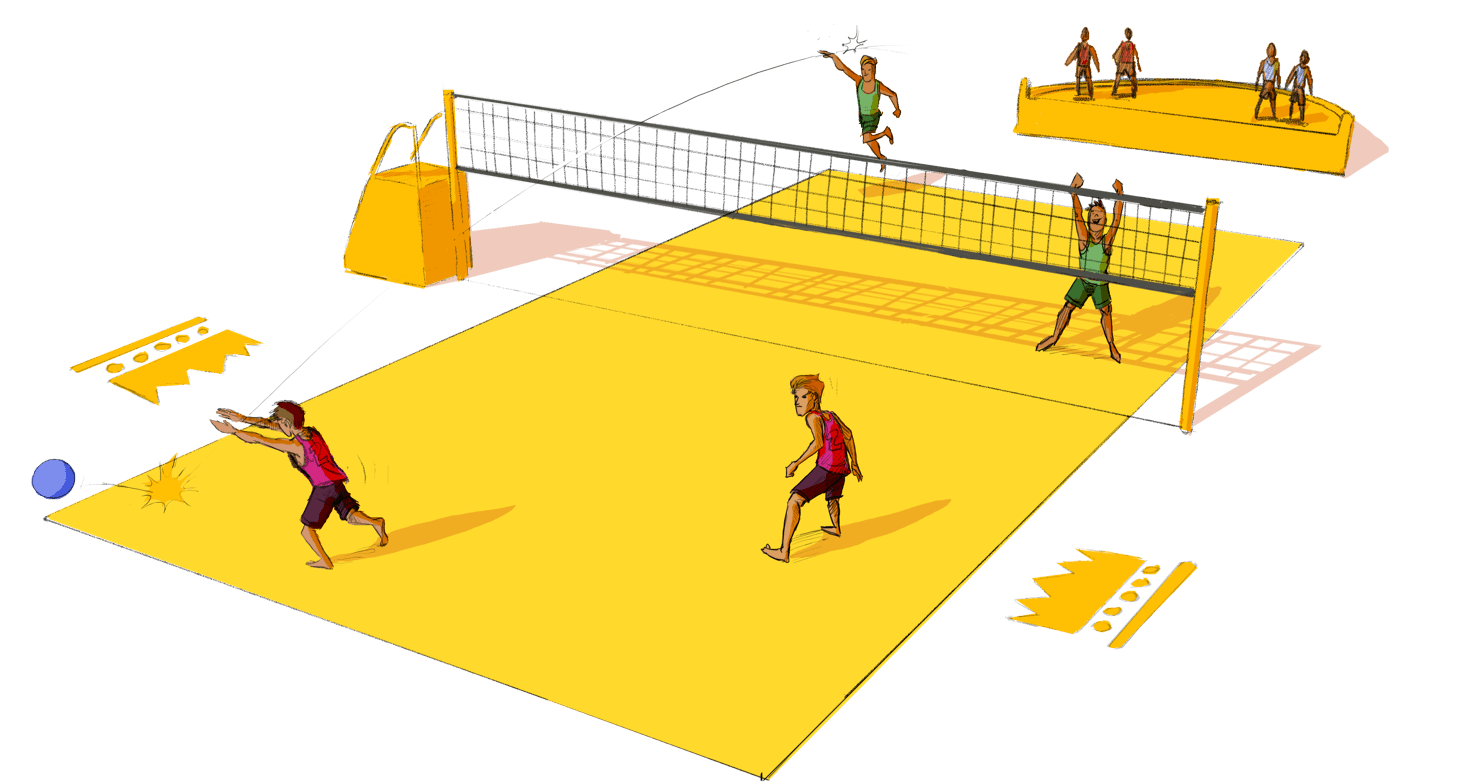 King of the Court - Beach Volleyball