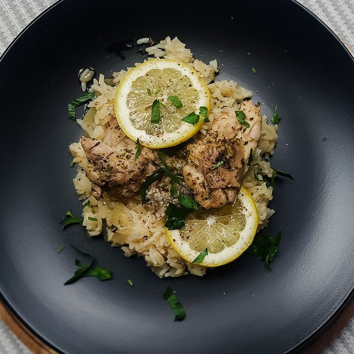 One-Pot Lemon Herb Chicken Rice