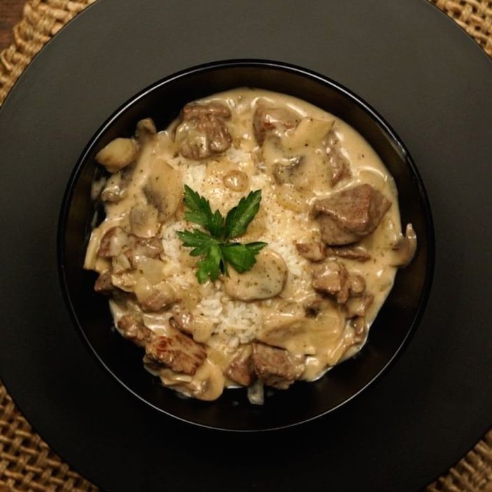 Beef Stroganoff