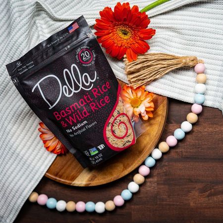 Della Rice Basmati Quinoa garlic tomato paste Italian