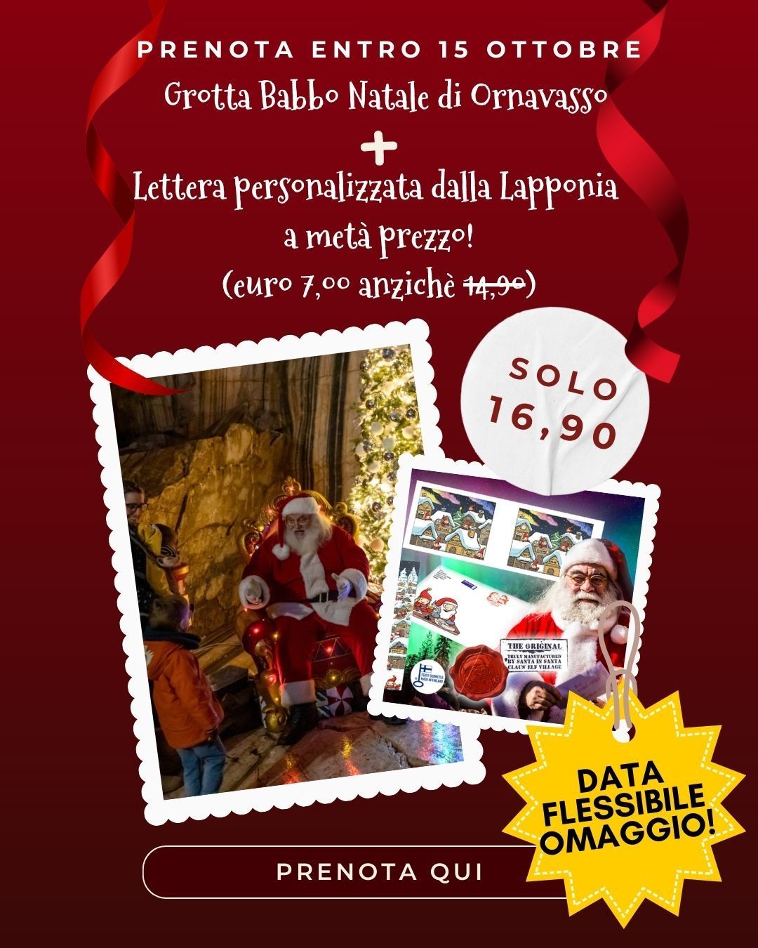 immagine di babbo natale e letterina