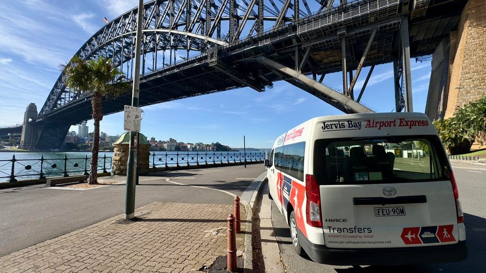 Modern Vehicle Under the Bridge