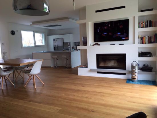 dettaglio soggiorno casa singola ad Albignasego