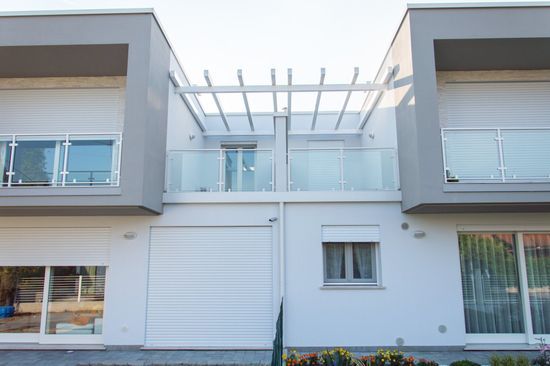 vista costruzione bifamiliare ad Albignasego