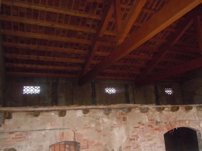 tetto in legno capannone dopo ristrutturazione