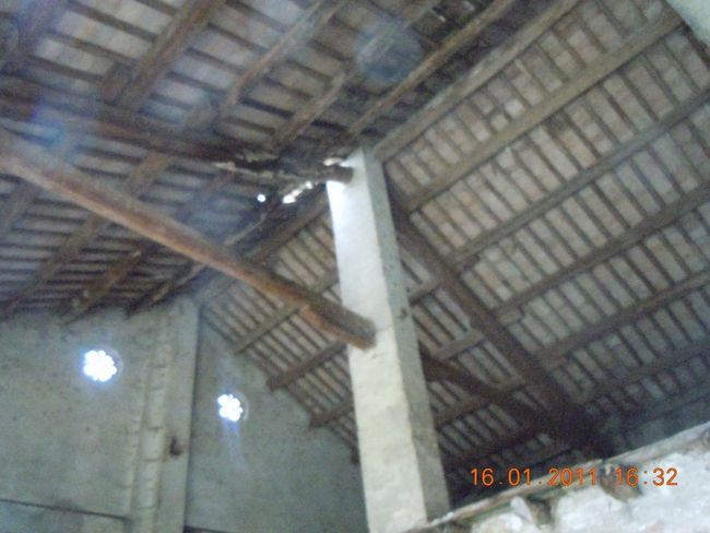 tetto capannone prima della ristrutturazione
