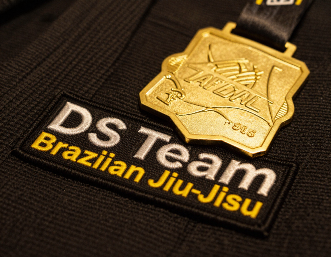 Gold medal on DS Team gi patch