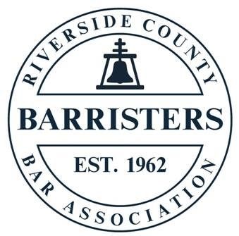 The logo for riverside county barristers bar association