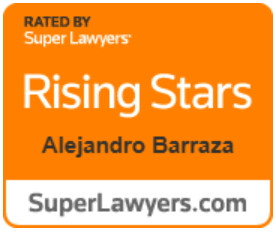 Rising stars alejandro barraza is rated by super lawyers