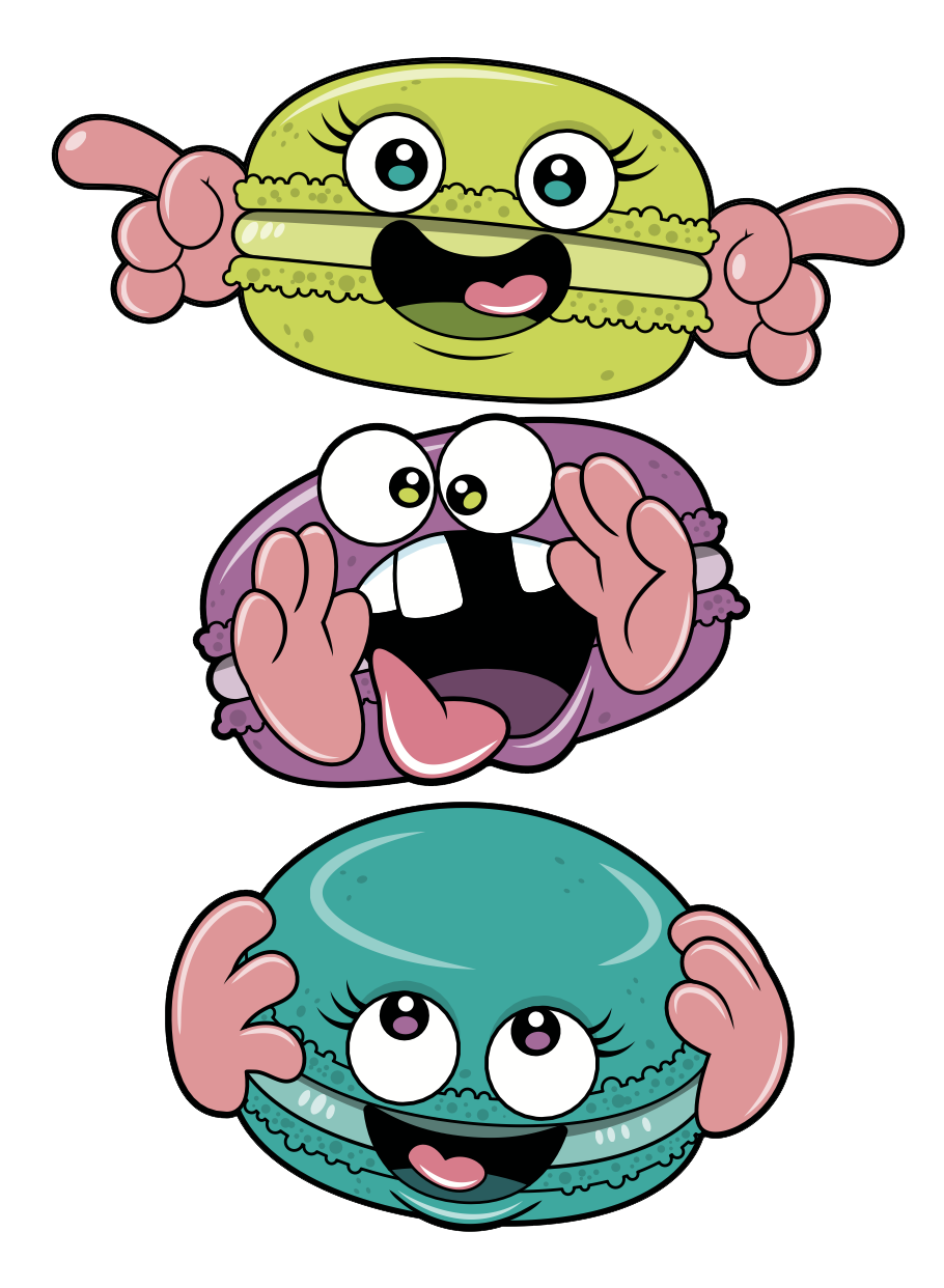 Madeline, Maurice, and Mimi the French Macaroons