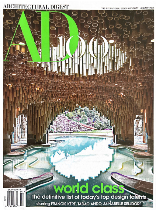 Architectural Digest cover with 