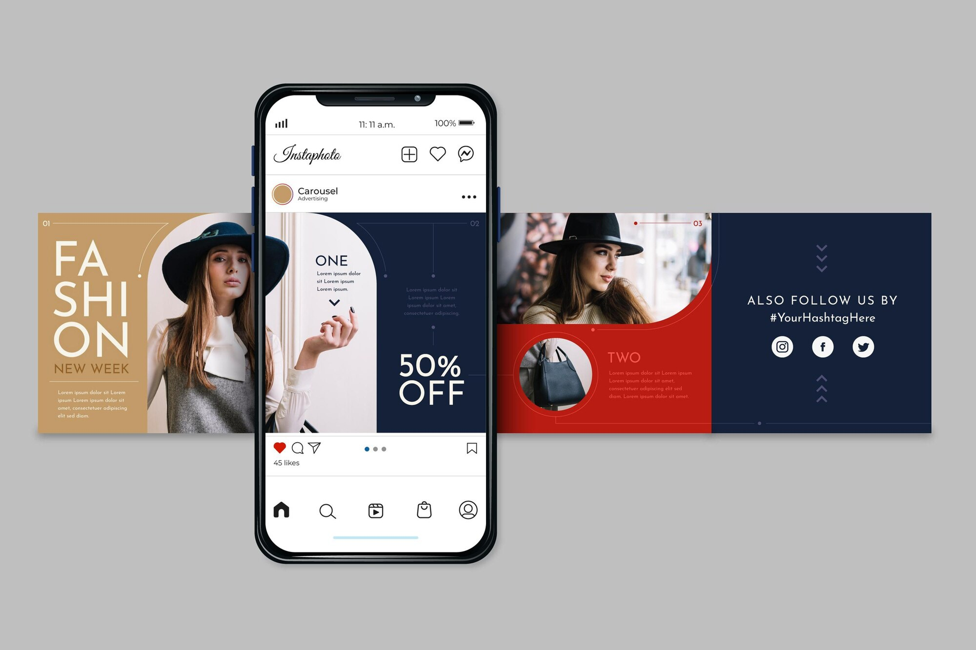 Social media graphics