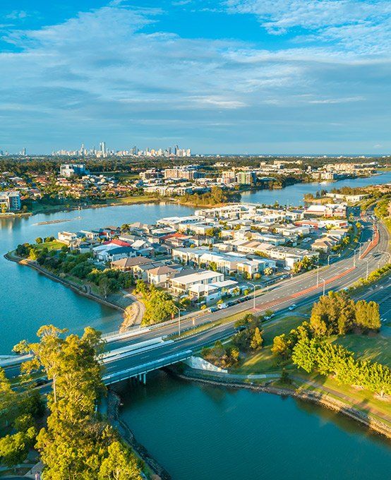Varsity Lakes Suburb at Sunset — Safe N Sound Locksmiths in Varsity Lakes, QLD