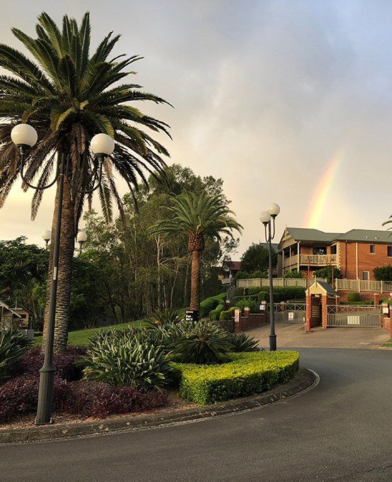 Rainbow Over Residential Housing in Robina — Safe N Sound Locksmiths in Varsity Lakes, QLD