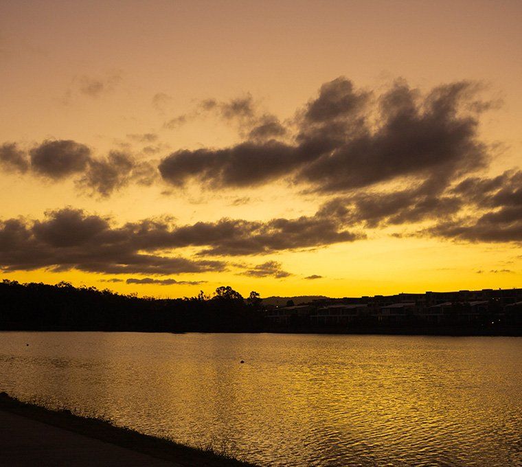 Sunset at Lake Orr in Varsity Lakes — Safe N Sound Locksmiths in Varsity Lakes, QLD