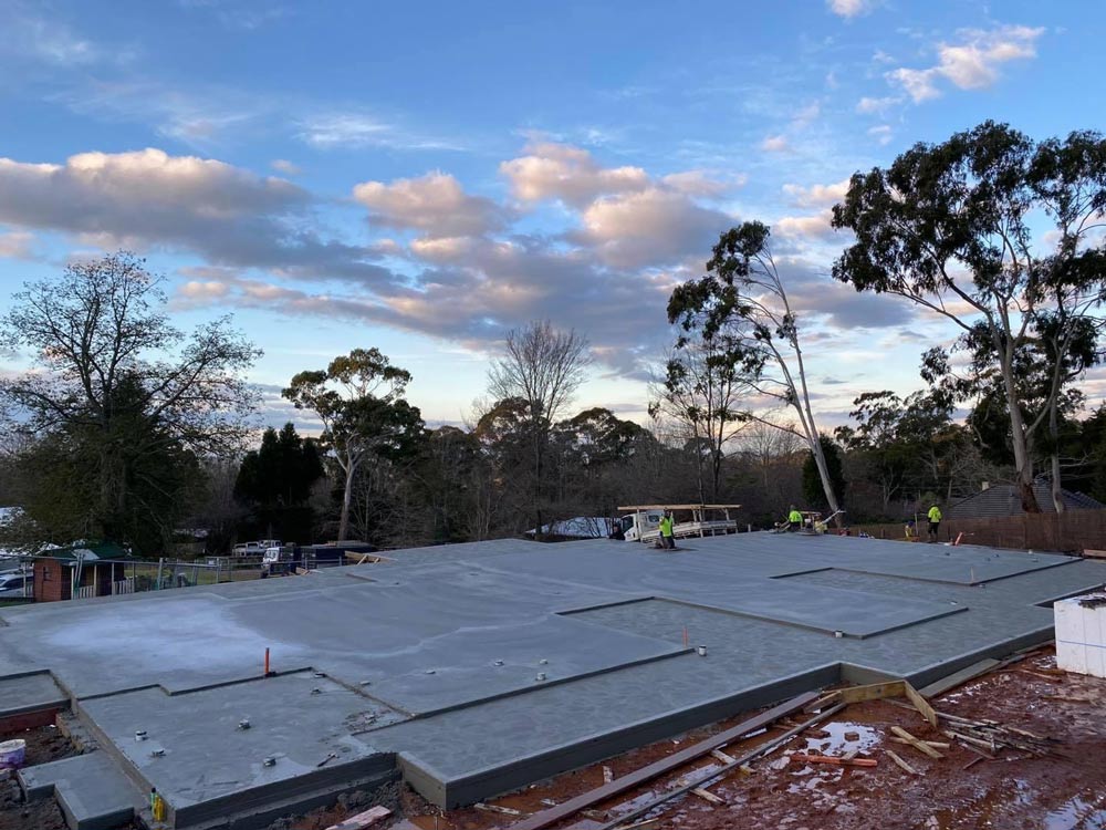 House Foundation - Concreting in Southern Highlands, NSW