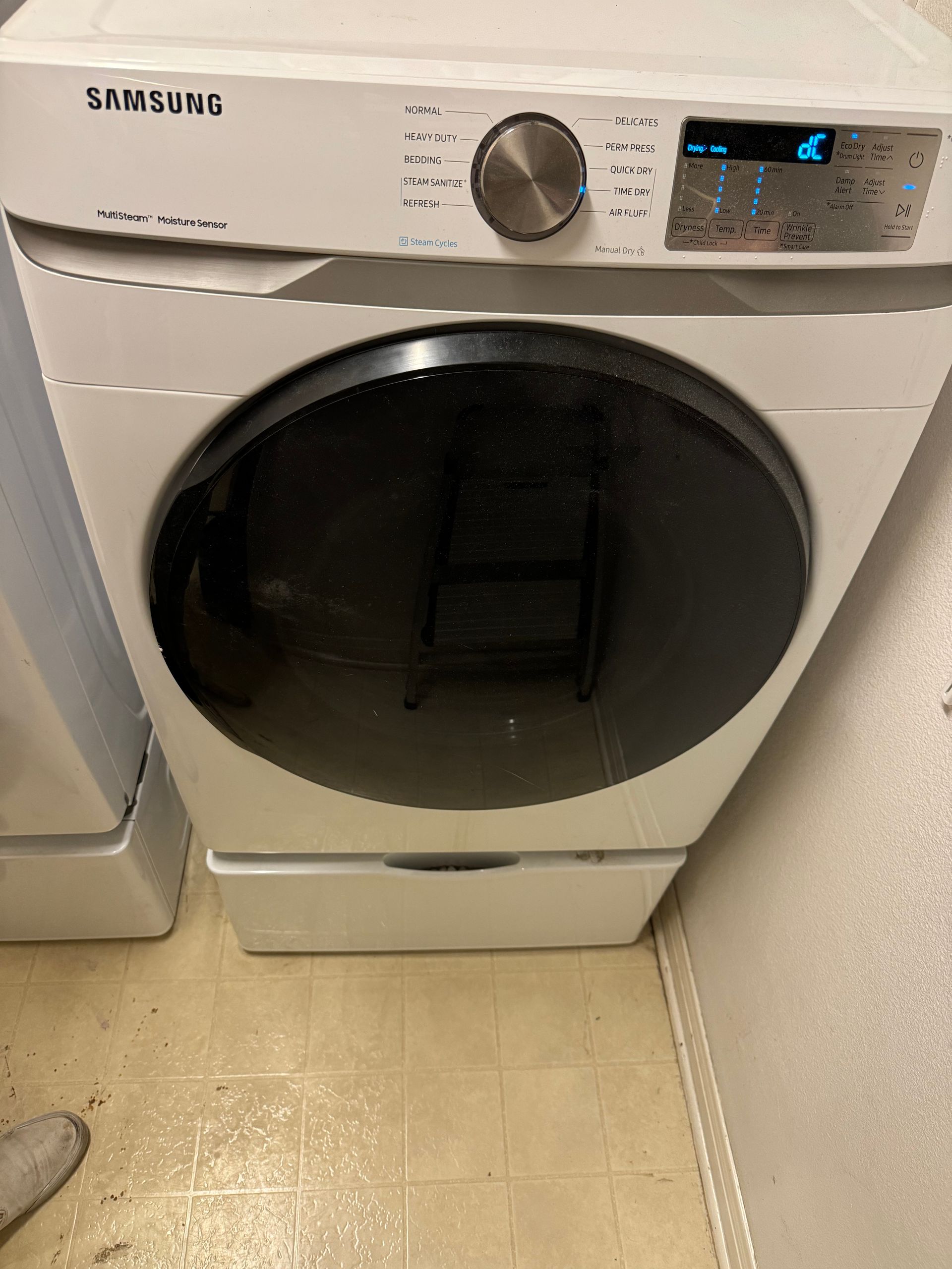 Samsung dryer not heating