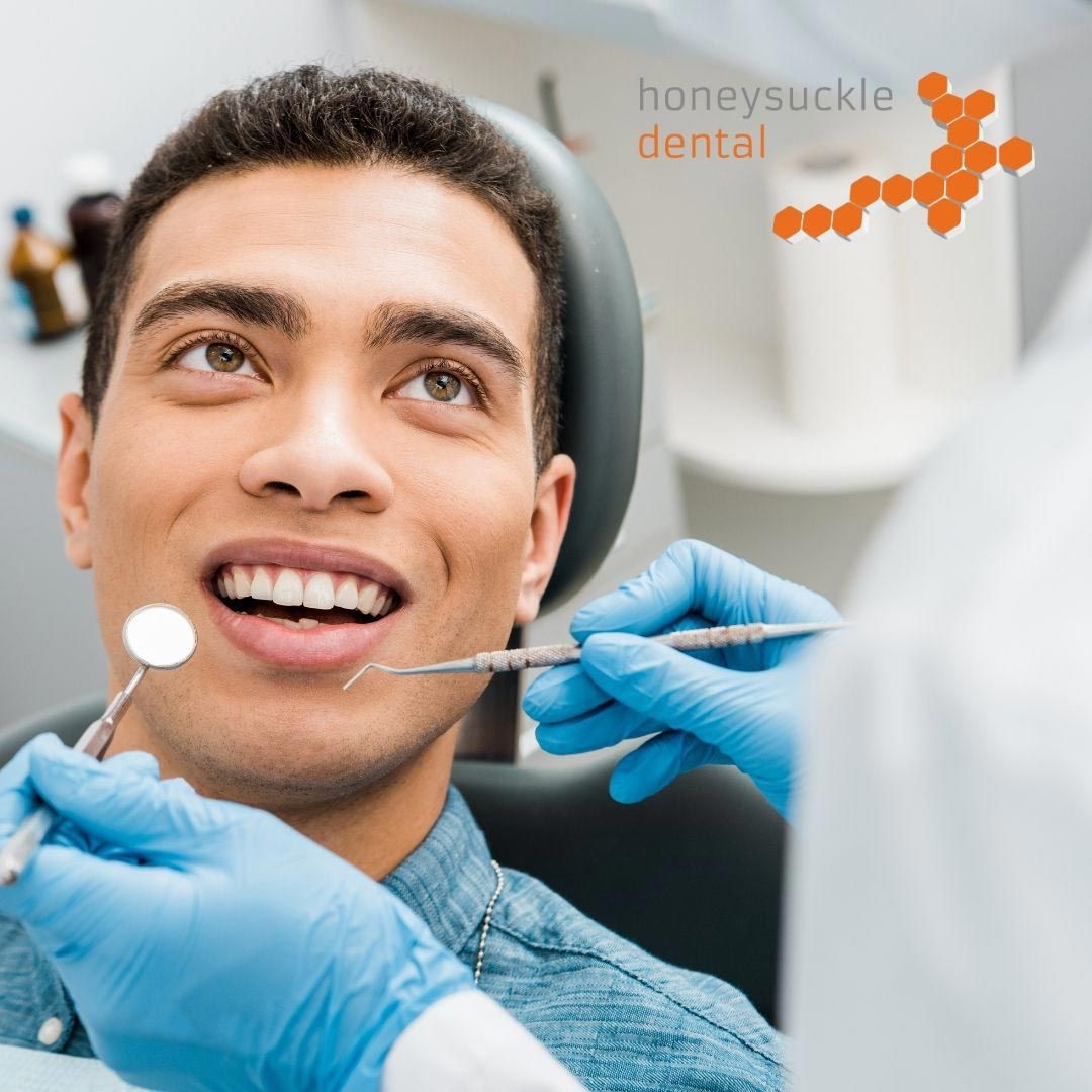 Man Having His Appointment With A Dentist — Dentist in Newcastle, NSW