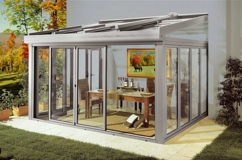 veranda esterna per villa