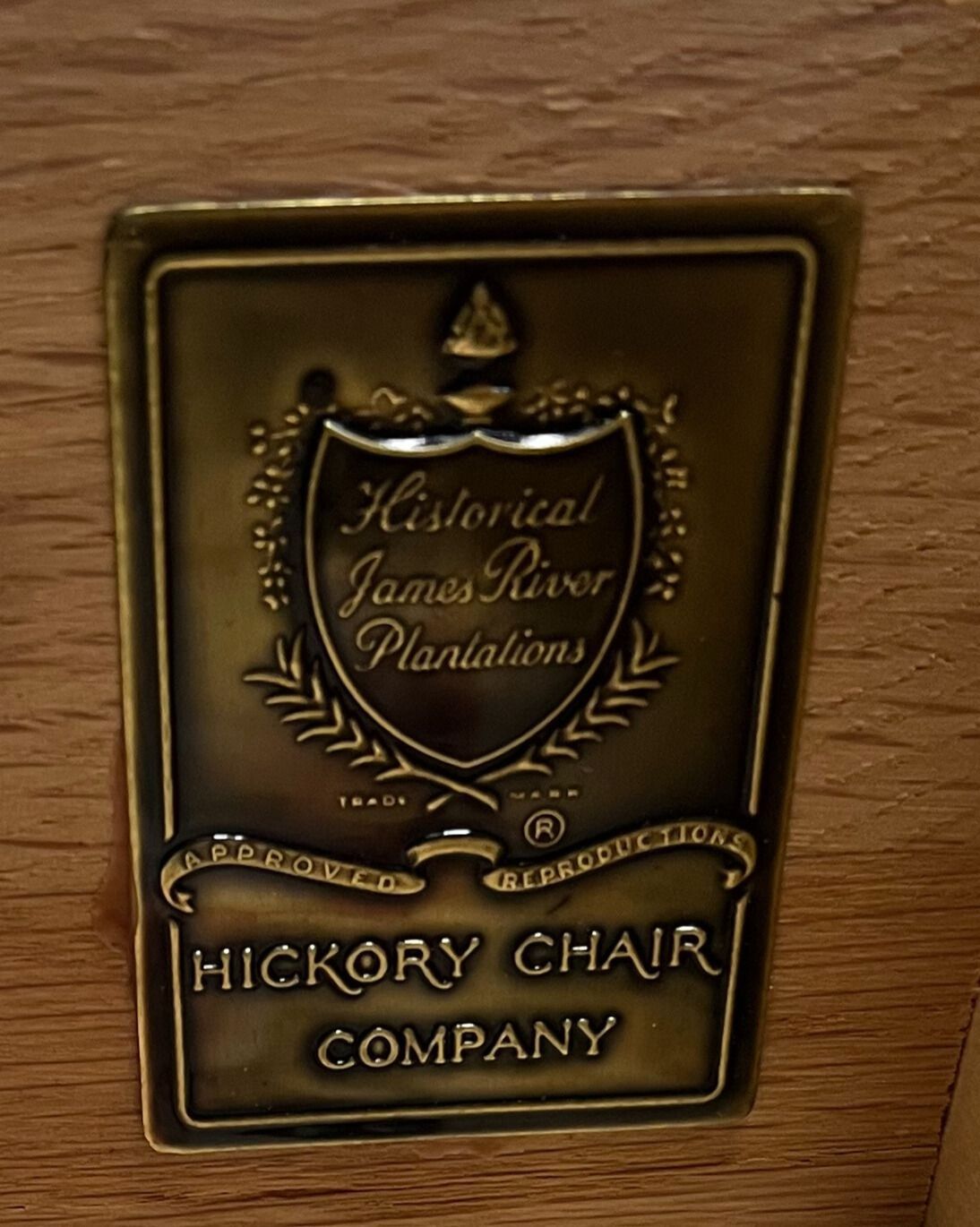 Vintage Hickory Chair Company Highboy Mahogany Dresser